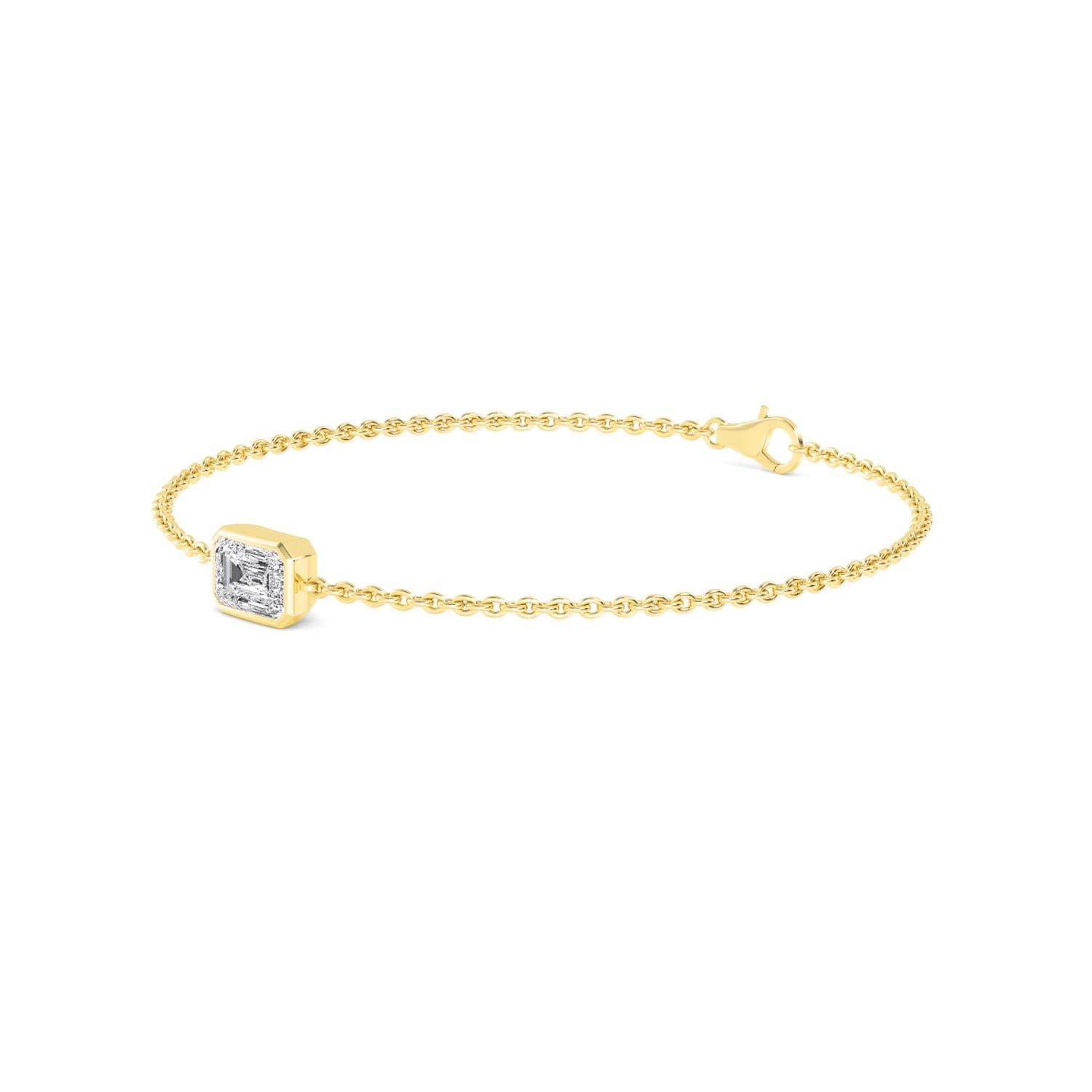9K Yellow Gold Lab Grown Diamond BRACELET 1.00 ctw BR20399EM-1