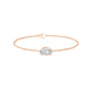 9K Rose Gold Lab Grown Diamond BRACELET 1.00 ctw BR20399MQ-1