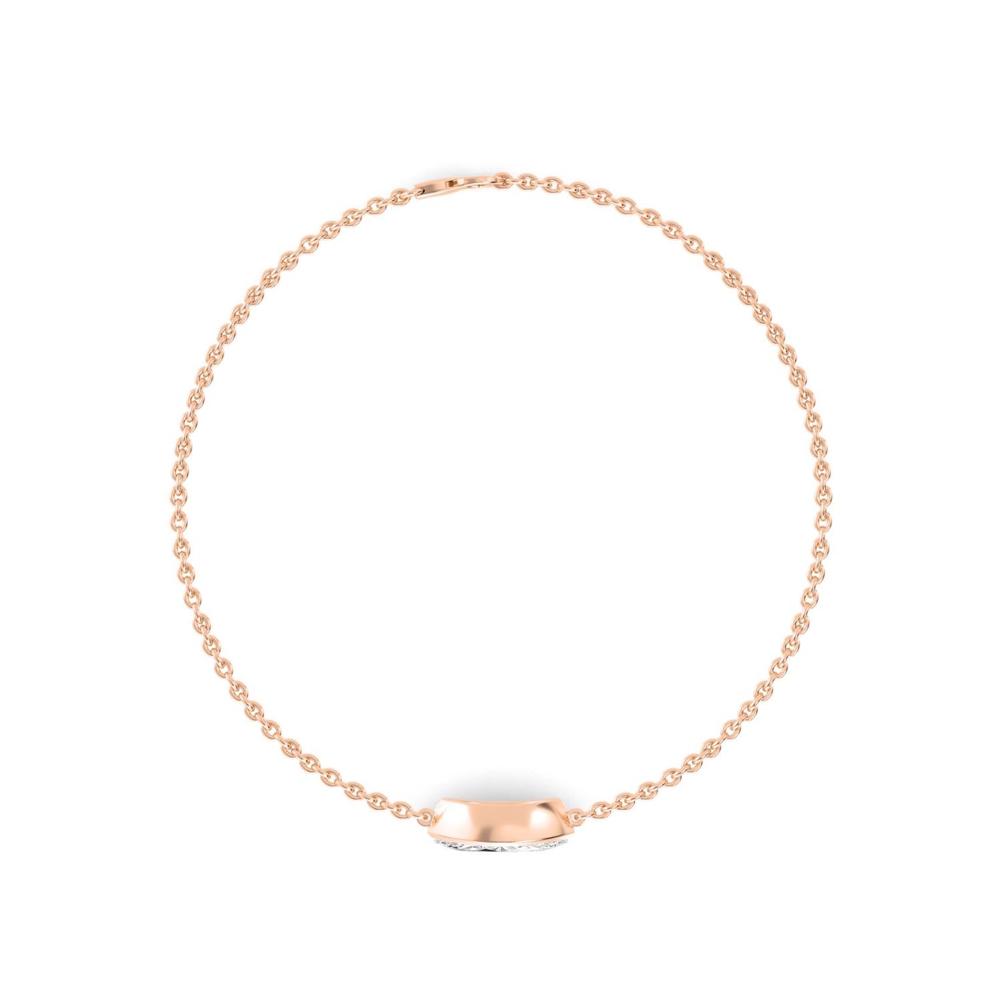9K Rose Gold Lab Grown Diamond BRACELET 1.00 ctw BR20399MQ-1