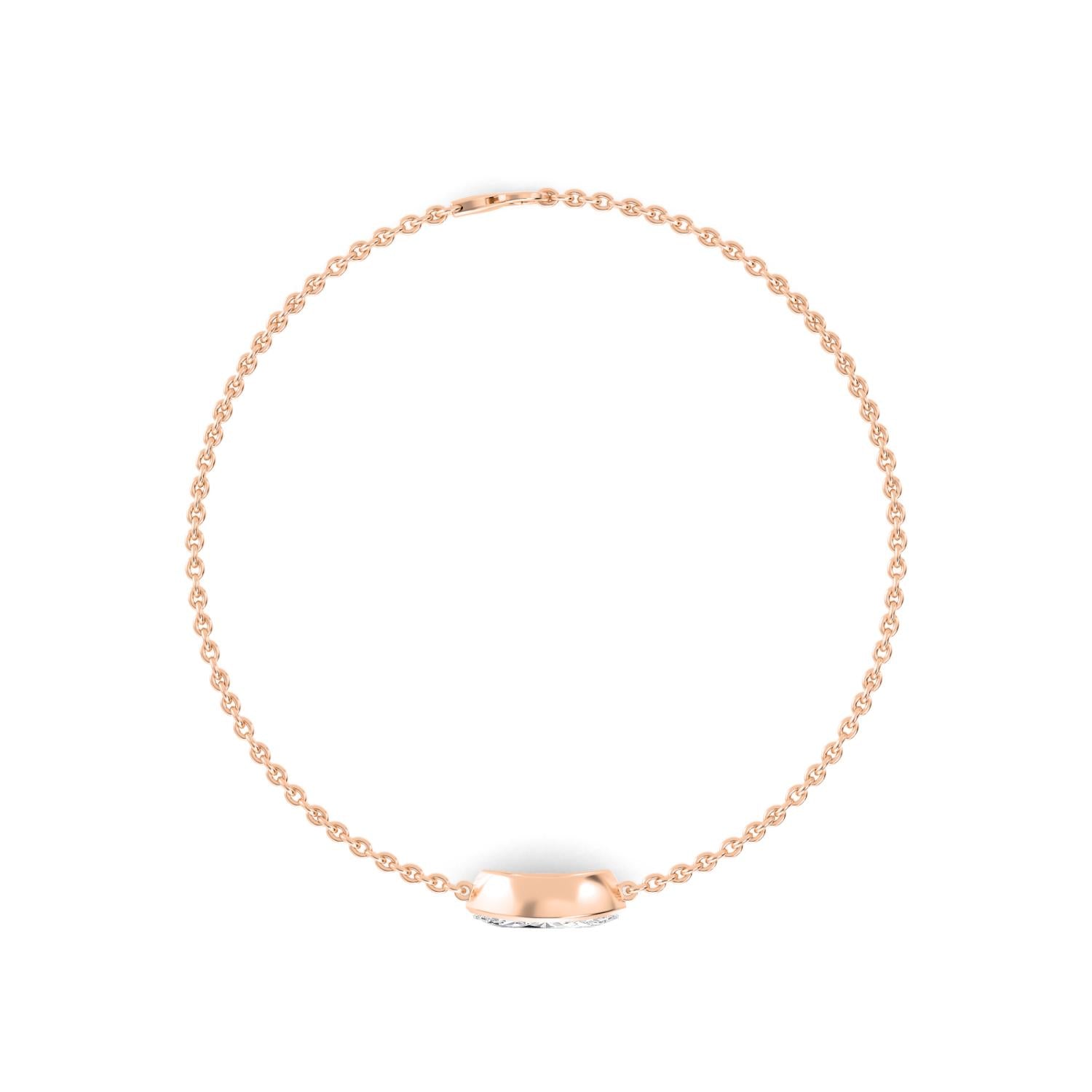 9K Rose Gold Lab Grown Diamond BRACELET 1.00 ctw BR20399MQ-1