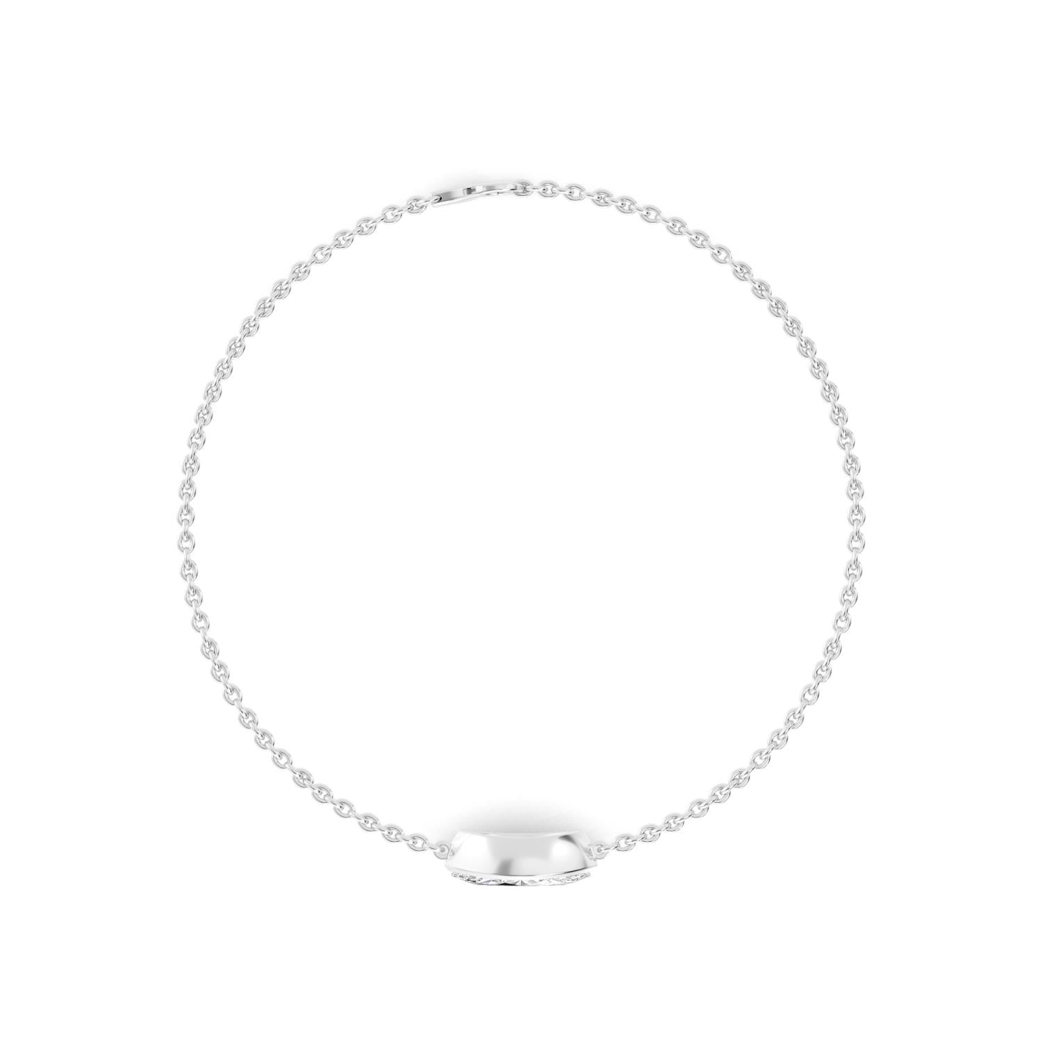 9K White Gold Lab Grown Diamond BRACELET 1.00 ctw BR20399MQ-1