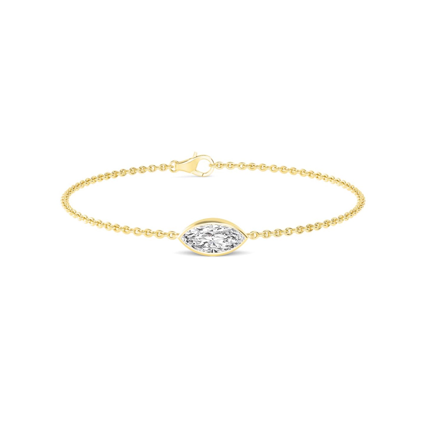 9K Yellow Gold Lab Grown Diamond BRACELET 1.00 ctw BR20399MQ-1