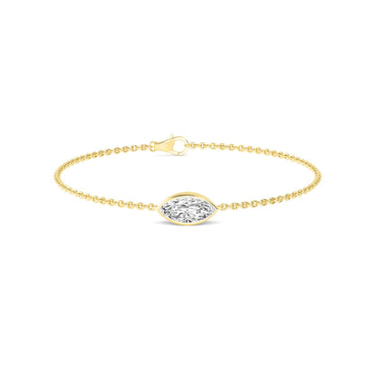 9K Yellow Gold Lab Grown Diamond BRACELET 1.00 ctw BR20399MQ-1