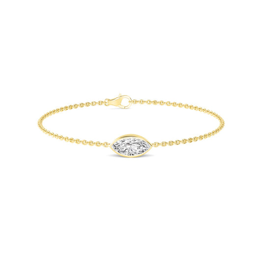 9K Yellow Gold Lab Grown Diamond BRACELET 1.00 ctw BR20399MQ-1