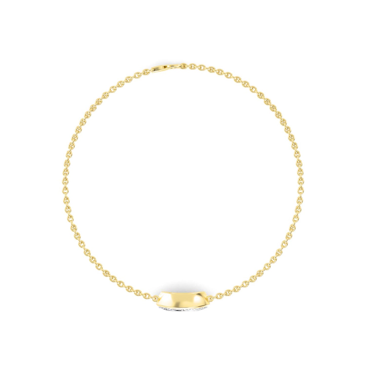 9K Yellow Gold Lab Grown Diamond BRACELET 1.00 ctw BR20399MQ-1