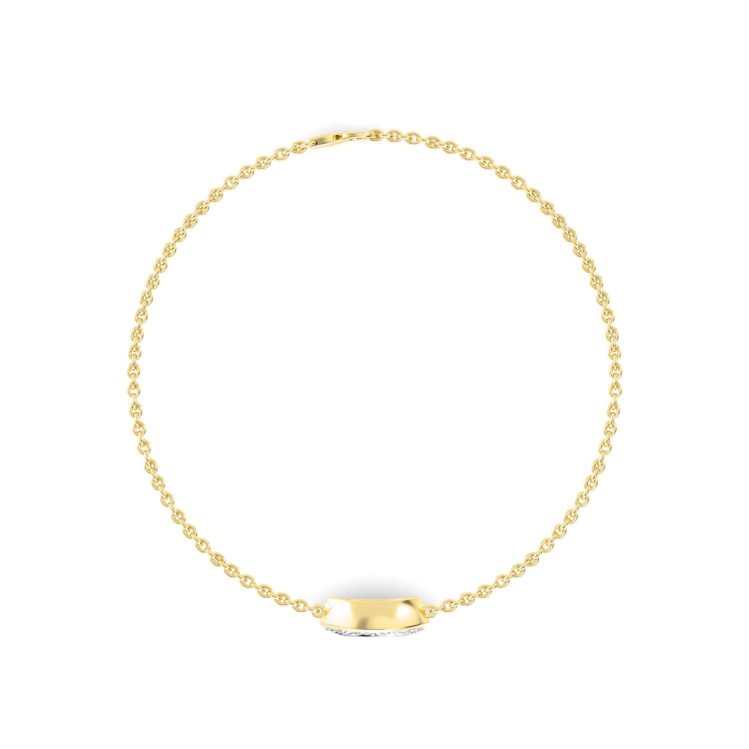 9K Yellow Gold Lab Grown Diamond BRACELET 1.00 ctw BR20399MQ-1