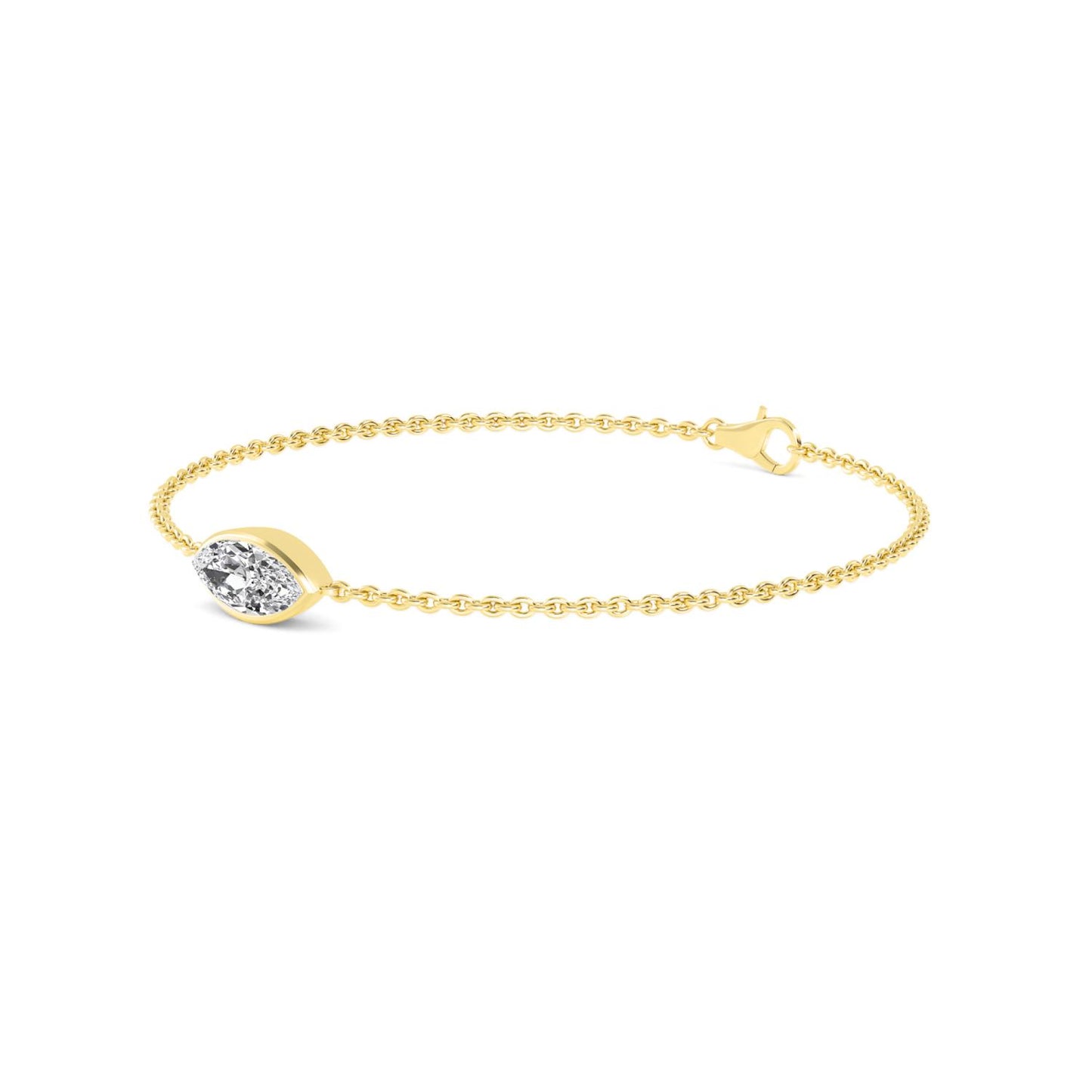 9K Yellow Gold Lab Grown Diamond BRACELET 1.00 ctw BR20399MQ-1