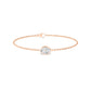 9K Rose Gold Lab Grown Diamond BRACELET 1.00 ctw BR20399OV-1