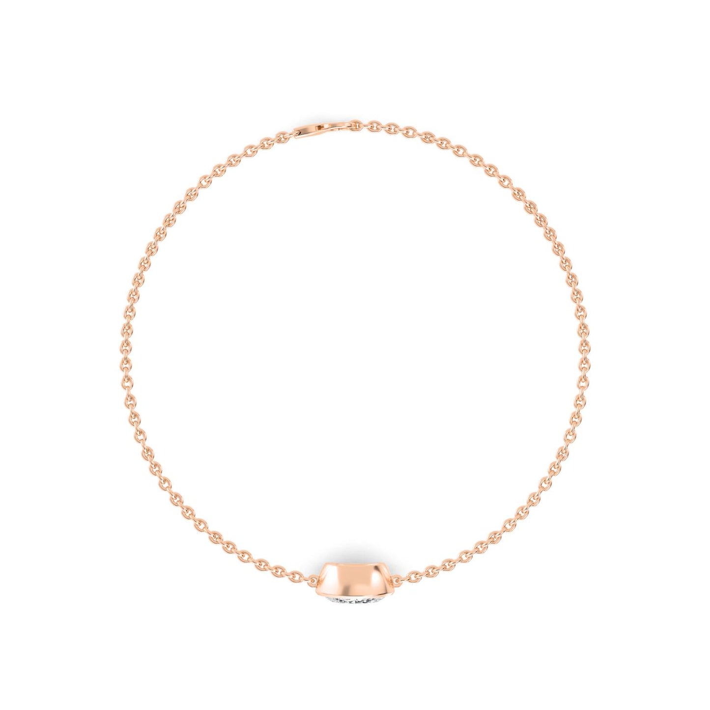 9K Rose Gold Lab Grown Diamond BRACELET 1.00 ctw BR20399OV-1