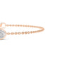9K Rose Gold Lab Grown Diamond BRACELET 1.00 ctw BR20399OV-1