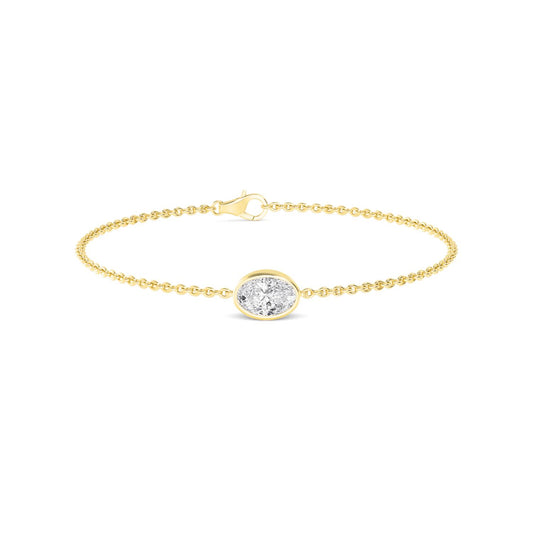 9K Yellow Gold Lab Grown Diamond BRACELET 1.00 ctw BR20399OV-1