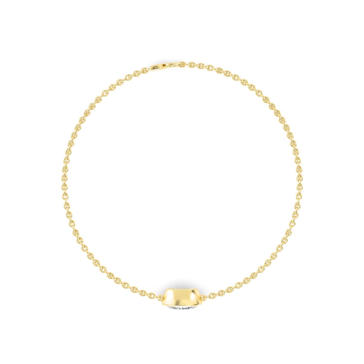 9K Yellow Gold Lab Grown Diamond BRACELET 1.00 ctw BR20399OV-1