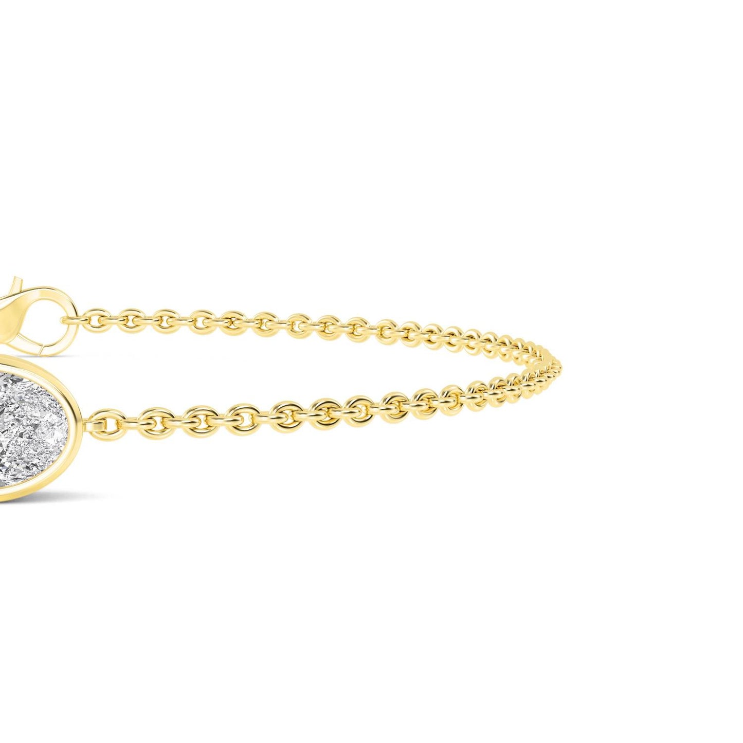 9K Yellow Gold Lab Grown Diamond BRACELET 1.00 ctw BR20399OV-1