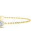 9K Yellow Gold Lab Grown Diamond BRACELET 1.00 ctw BR20399OV-1