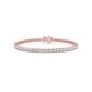 9K Rose Gold Lab Grown Diamond BRACELET 4.01 ctw BR20464-4-7IN