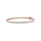 9K Rose Gold Lab Grown Diamond BRACELET 4.01 ctw BR20464-4-7IN