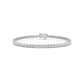 9K White Gold Lab Grown Diamond BRACELET 4.01 ctw BR20464-4-7IN