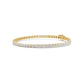 9K Yellow Gold Lab Grown Diamond BRACELET 4.01 ctw BR20464-4-7IN