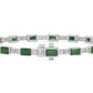9K White Gold Lab Grown Diamond BRACELET 6.53 ctw BR20475-6.50CT-7IN