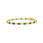 9K Yellow Gold Lab Grown Diamond BRACELET 6.53 ctw BR20475-6.50CT-7IN