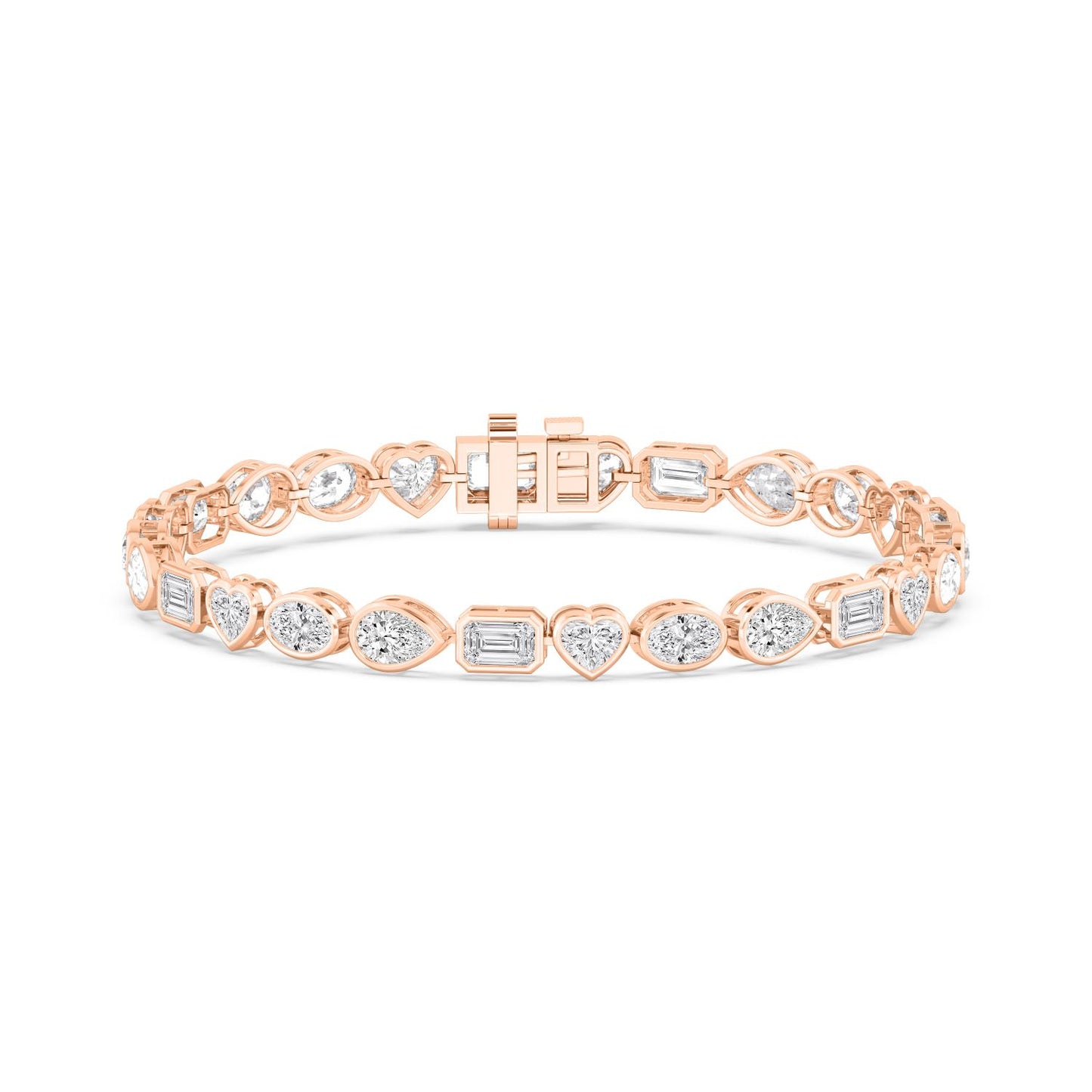 9K Rose Gold Lab Grown Diamond BRACELET 10.46 ctw BR20479MS-10.25CT-7IN