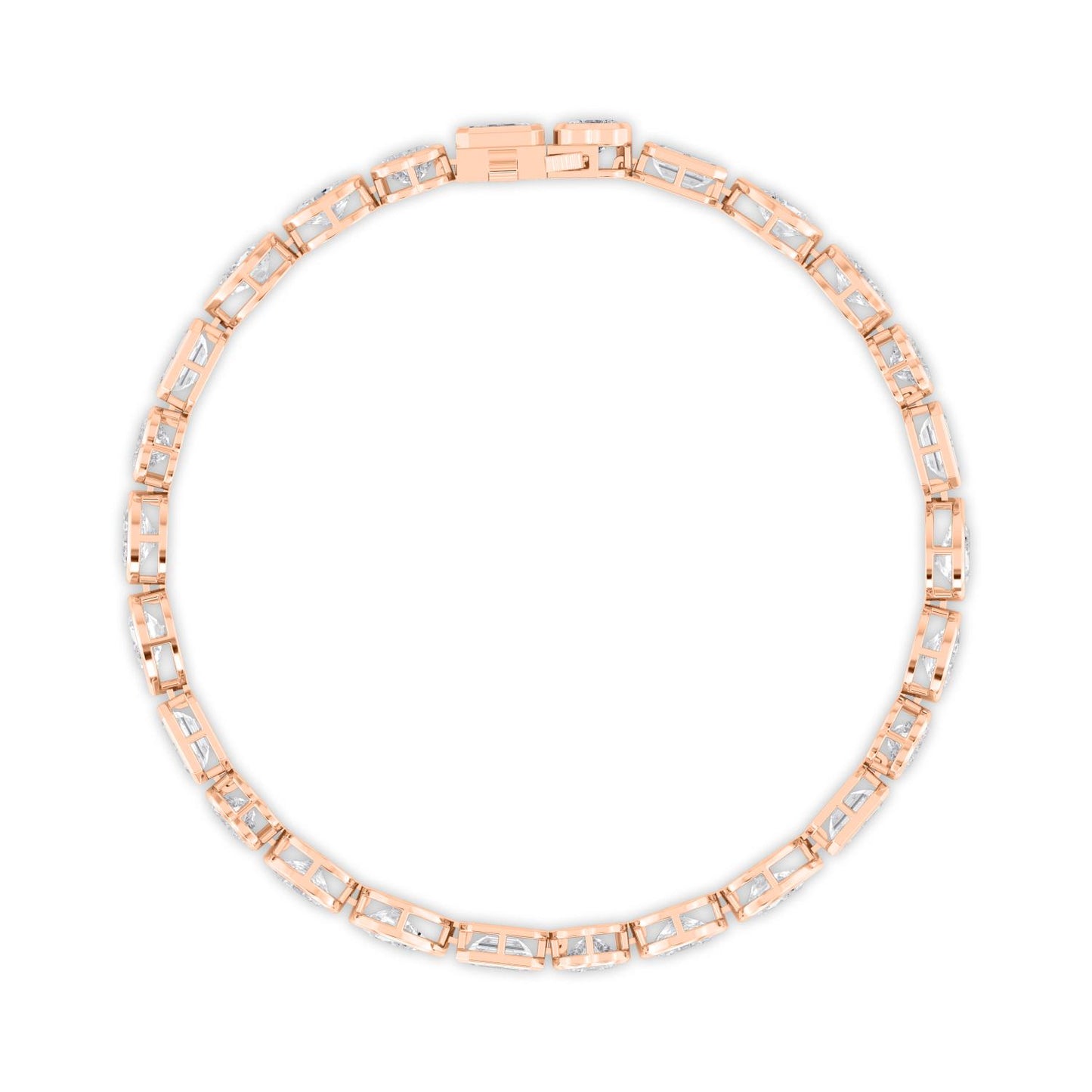9K Rose Gold Lab Grown Diamond BRACELET 10.46 ctw BR20479MS-10.25CT-7IN