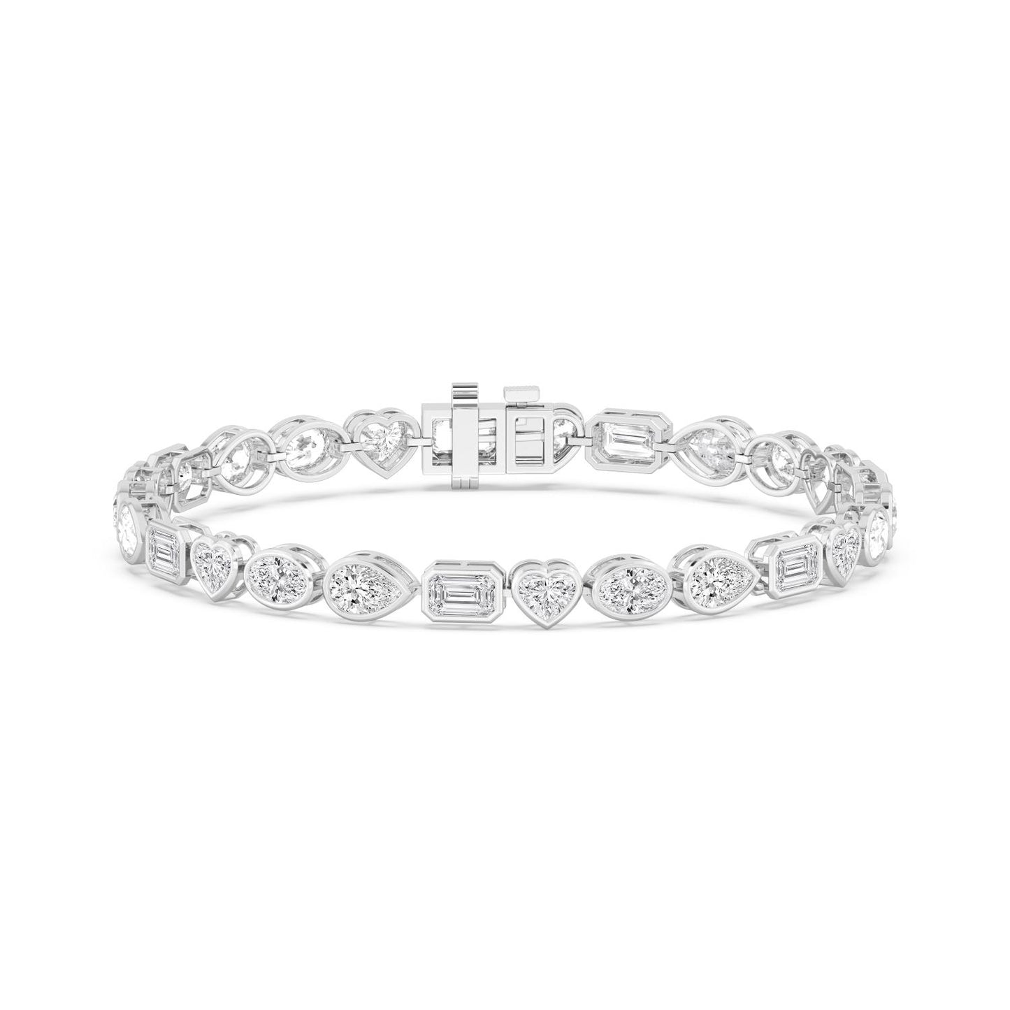 9K White Gold Lab Grown Diamond BRACELET 10.46 ctw BR20479MS-10.25CT-7IN