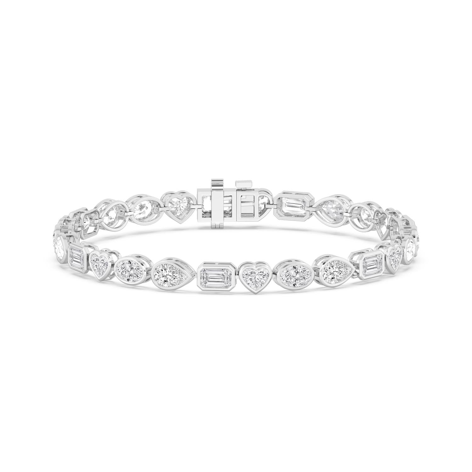 9K White Gold Lab Grown Diamond BRACELET 10.46 ctw BR20479MS-10.25CT-7IN