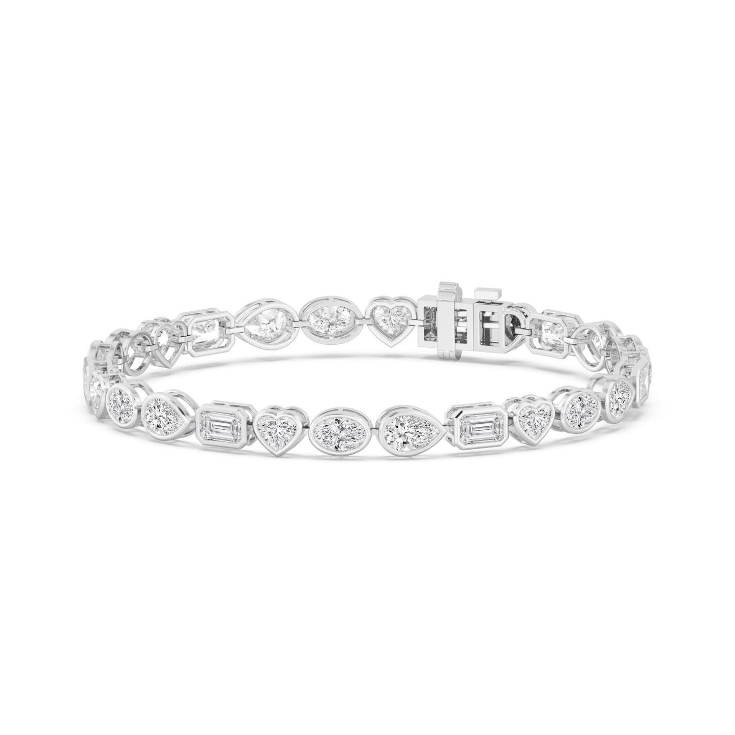 9K White Gold Lab Grown Diamond BRACELET 10.46 ctw BR20479MS-10.25CT-7IN