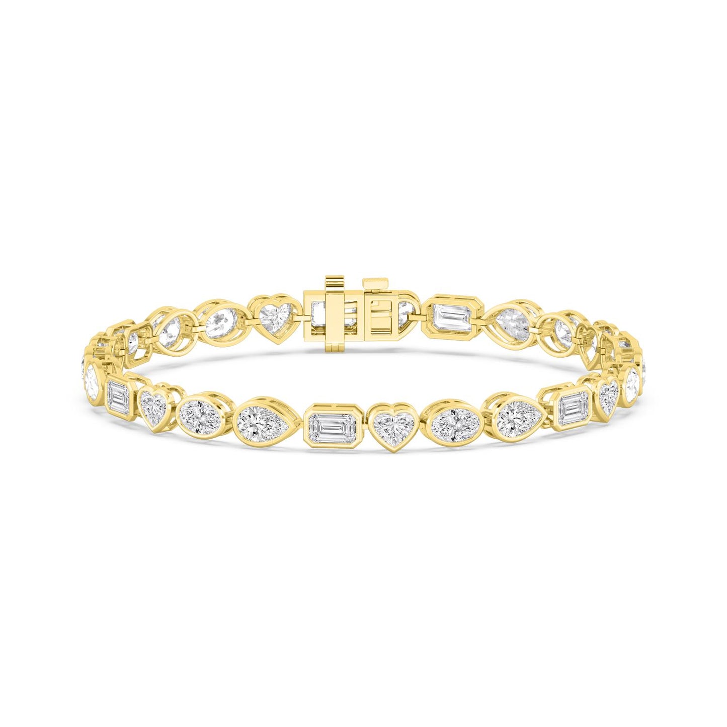 9K Yellow Gold Lab Grown Diamond BRACELET 10.46 ctw BR20479MS-10.25CT-7IN