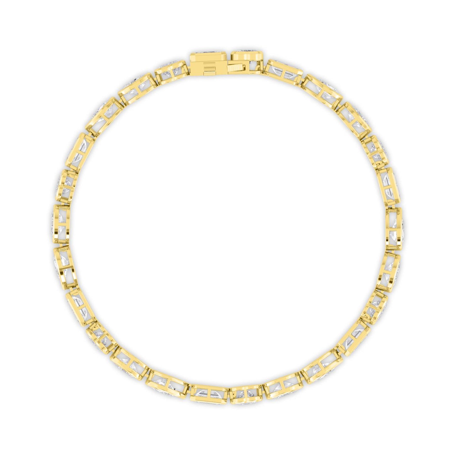 9K Yellow Gold Lab Grown Diamond BRACELET 10.46 ctw BR20479MS-10.25CT-7IN