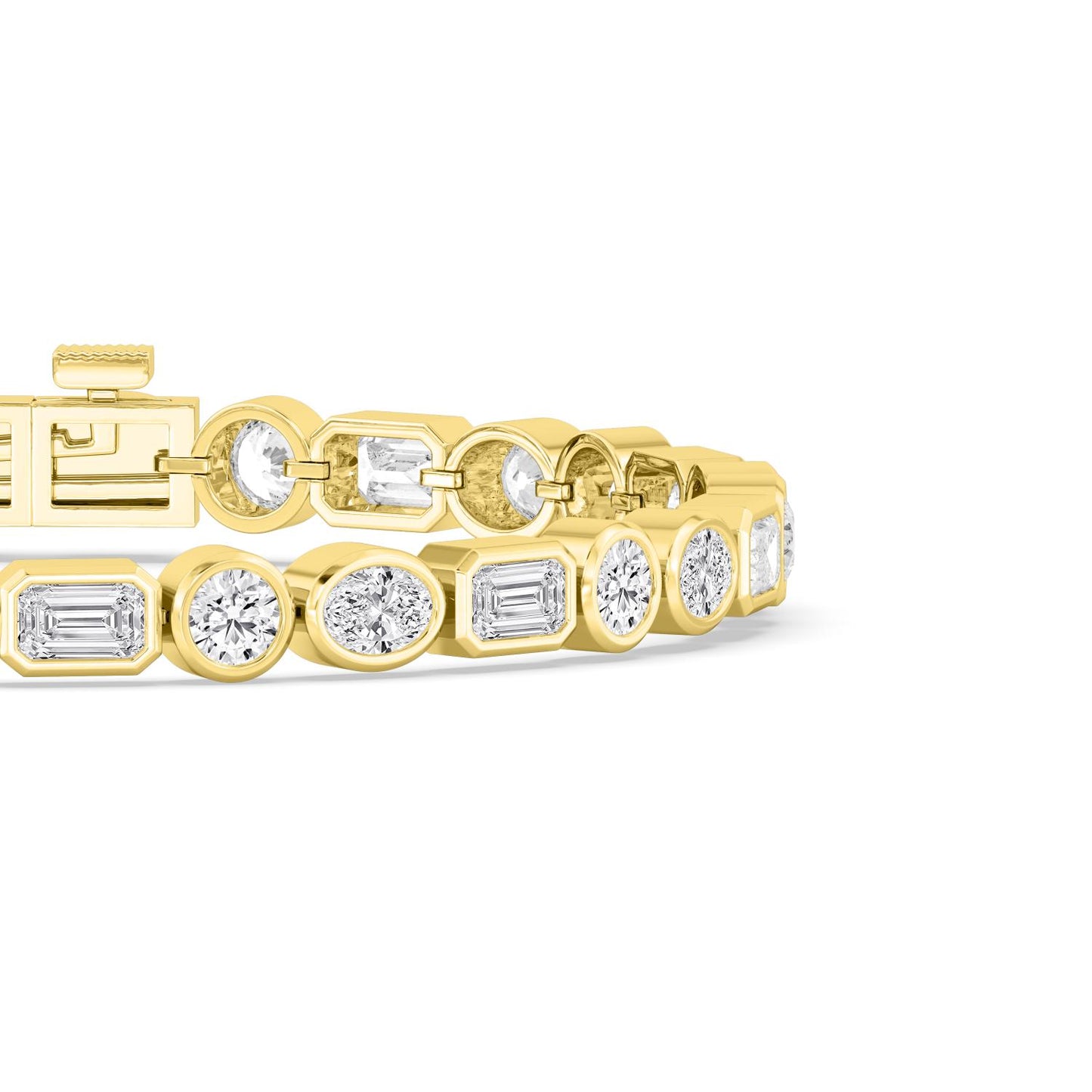 9K Yellow Gold Lab Grown Diamond BRACELET 8.45 ctw BR20494MS-8.25CT-7IN