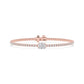 9K Rose Gold Lab Grown Diamond BRACELET 4.81 ctw BR20654-5-7IN