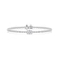 9K White Gold Lab Grown Diamond BRACELET 4.81 ctw BR20654-5-7IN