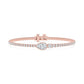 9K Rose Gold Lab Grown Diamond BRACELET 5.06 ctw BR20655-5.25CT-7IN