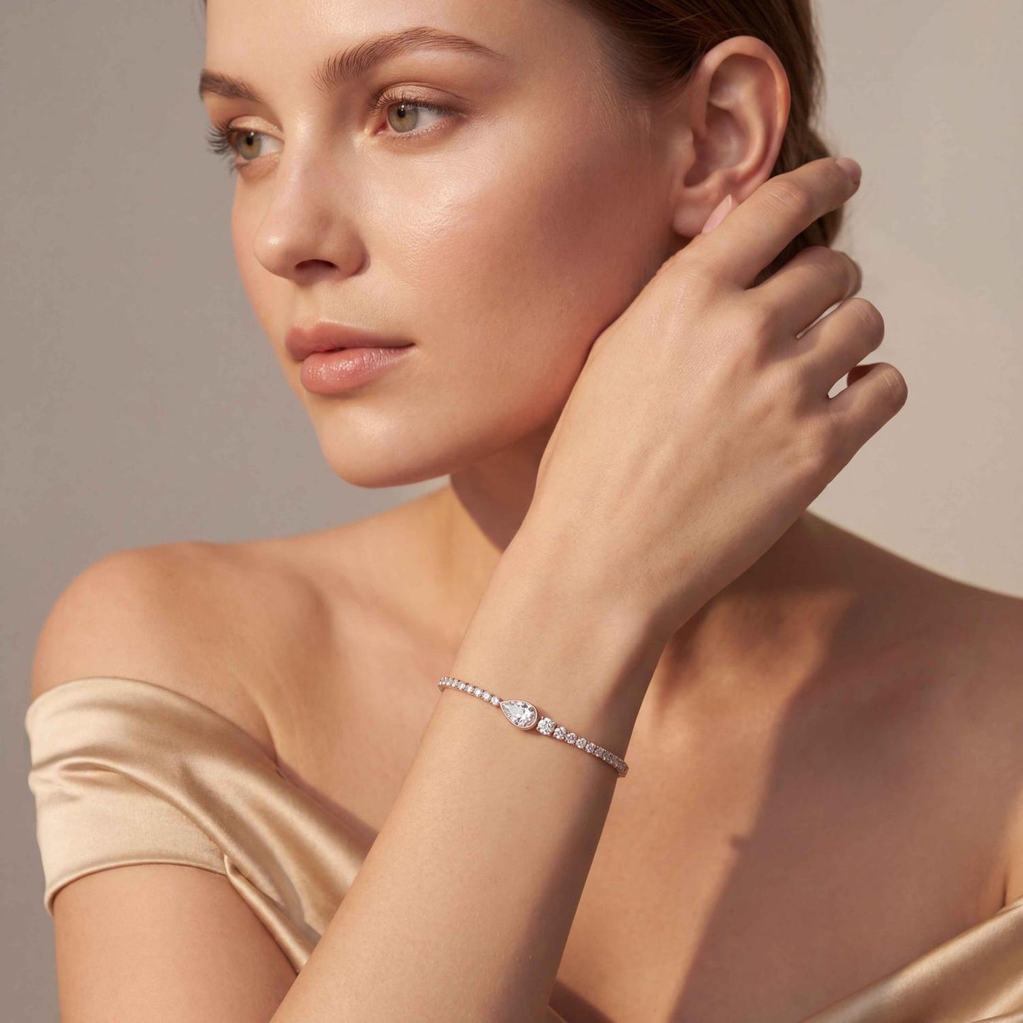 9K Rose Gold Lab Grown Diamond BRACELET 5.06 ctw BR20655-5.25CT-7IN