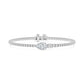 9K White Gold Lab Grown Diamond BRACELET 5.06 ctw BR20655-5.25CT-7IN