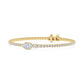 9K Yellow Gold Lab Grown Diamond BRACELET 5.06 ctw BR20655-5.25CT-7IN