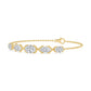 Yellow Gold Lab Grown Diamond BRACELET 4.73 ctw BR20661-4.75CT-7IN
