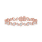 9K Rose Gold Lab Grown Diamond BRACELET 10.92 ctw BR20663PE-10.50CT-7IN