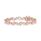 9K Rose Gold Lab Grown Diamond BRACELET 10.92 ctw BR20663PE-10.50CT-7IN