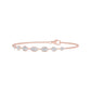 9K Rose Gold Lab Grown Diamond BRACELET 1.77 ctw BR20666-1.75CT-7IN