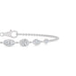 9K White Gold Lab Grown Diamond BRACELET 1.77 ctw BR20666-1.75CT-7IN