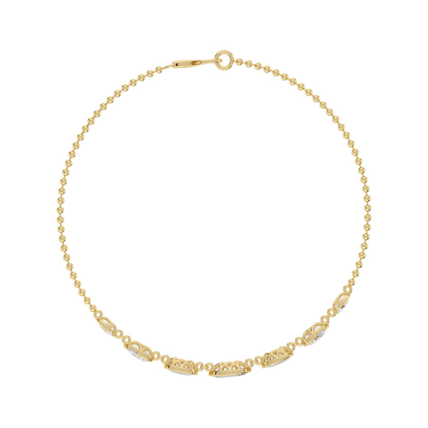 9K Yellow Gold Lab Grown Diamond BRACELET 1.77 ctw BR20666-1.75CT-7IN