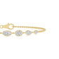 9K Yellow Gold Lab Grown Diamond BRACELET 1.77 ctw BR20666-1.75CT-7IN