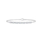 9K White Gold Lab Grown Diamond BRACELET 2.33 ctw BR20668EM-2.20CT-7IN