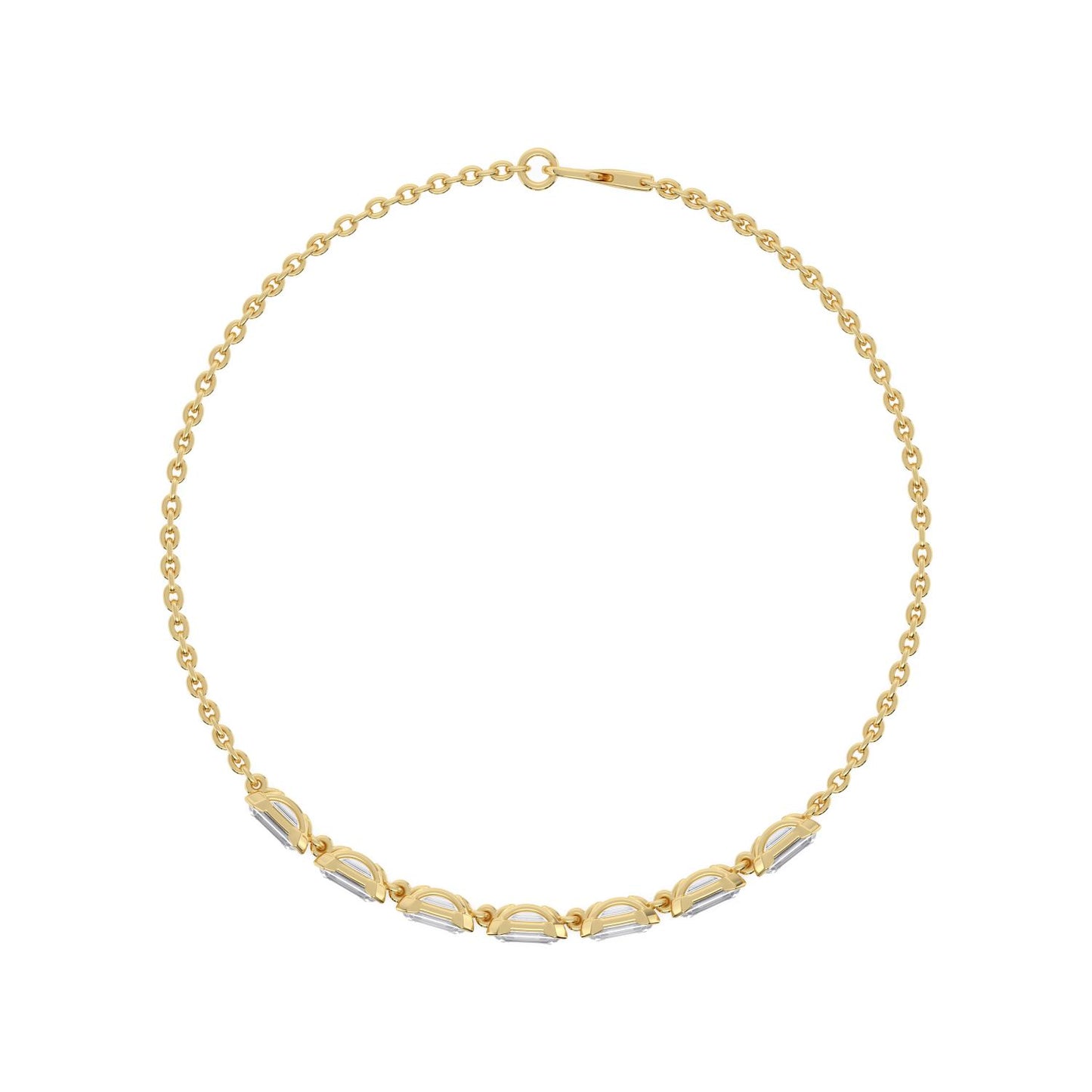 9K Yellow Gold Lab Grown Diamond BRACELET 2.33 ctw BR20668EM-2.20CT-7IN