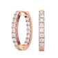 9K Rose Gold Lab Grown Diamond EARRINGS 0.47 ctw E31875-0.50CT