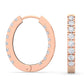 9K Rose Gold Lab Grown Diamond EARRINGS 0.47 ctw E31875-0.50CT