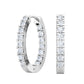 9K White Gold Lab Grown Diamond EARRINGS 0.47 ctw E31875-0.50CT